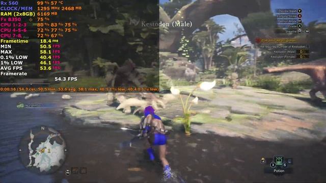 Monster Hunter World | Rx 560 4GB FPS Benchmark | Fx 8350 смотреть онлайн