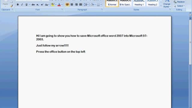 How to save 2007 word document into 97-2003 word document смотреть онлайн
