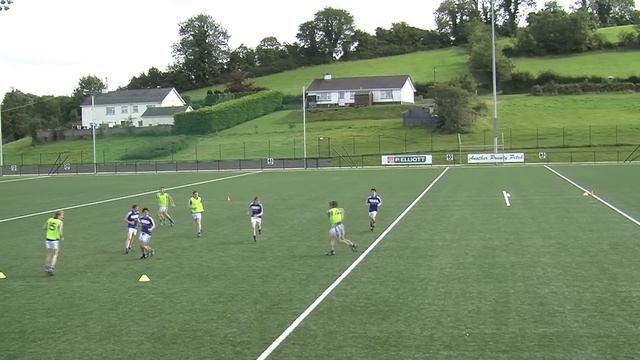 Handpass Game With Goals In Corners