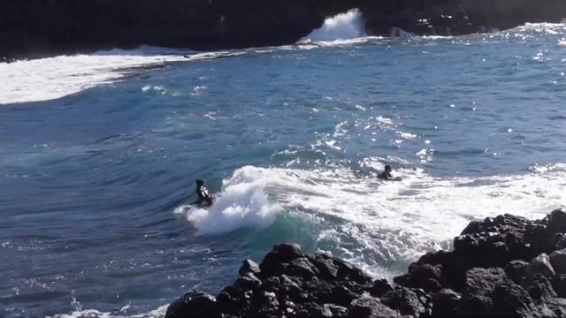 Playa de la Arena Tenerife Bodyboard Boogie Board Surfing смотреть онлайн