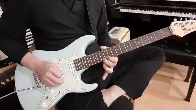 "sweet child" of cow -- C Ionian jam ibanez azes40 along with boss js-5 смотреть онлайн