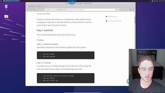 Virtual Box Install for Beginners + git + GitHub tutorial смотреть онлайн