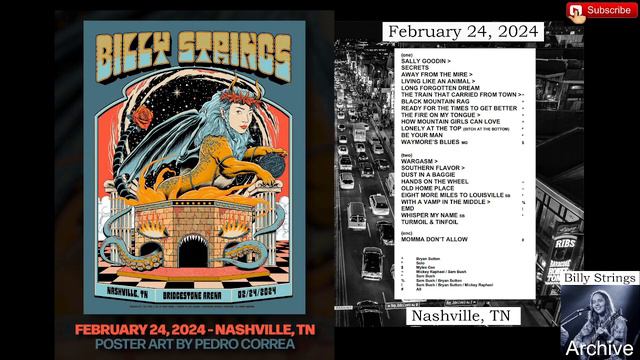 Billy Strings - Nashville, TN - 2/24/24 ( Bridgestone Arena ) смотреть онлайн