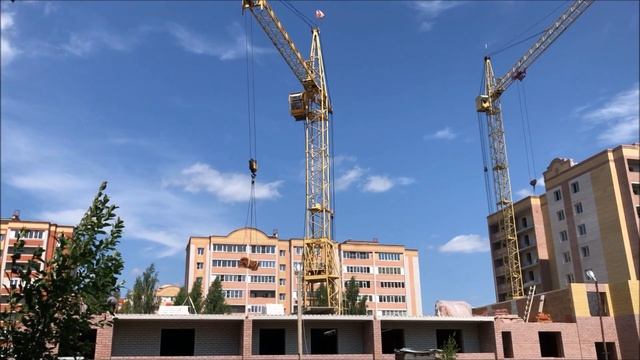 Башенные краны КБ-408. Soviet tower cranes смотреть онлайн