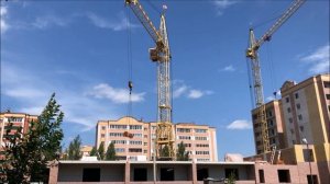 Башенные краны КБ-408. Soviet tower cranes