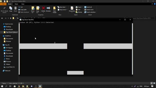 Text Top-Down RPG made in python смотреть онлайн