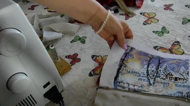 Фикс Прайс шьем косметичку с вышивкой (часть2) смотреть онлайн