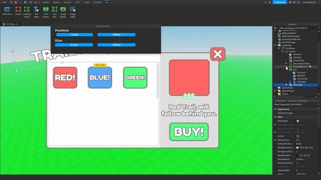 How to MAKE a TRAIL SHOP in Roblox Studio | Part 3 смотреть онлайн