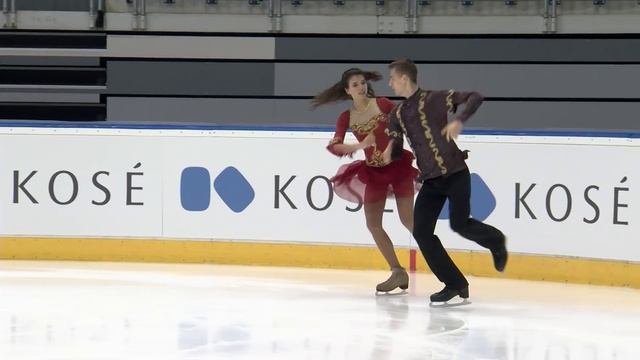 2015 ISU Junior Grand Prix Bratislava Free Dance Anastasia TKACHEVA / Vadim DAVIDOVICH смотреть онлайн