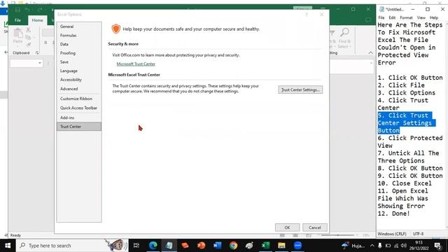 Fix Microsoft Excel The File Couldn't Open in Protected View Error смотреть онлайн