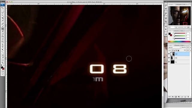 Create an Iron Man Poster/Desktop Background in Photoshop смотреть онлайн