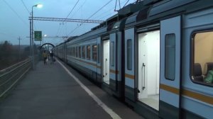 Электропоезд ЭД4М-0460 ЦППК платформа Сушкинская