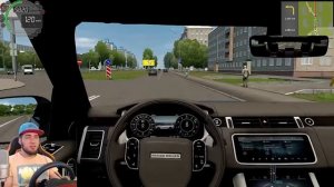 ТАКСИСТ СОШЕЛ С УМА - СЛОМАЛАСЬ МАШИНА в CITY CAR DRIVING + РУЛЬ