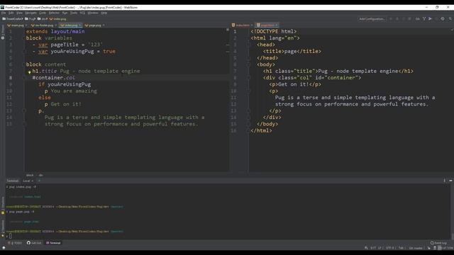 Pug tutorial. Ускорь свою верстку в несколько раз. Подробное знакомство с шаблонизатором HTML - PUG смотреть онлайн