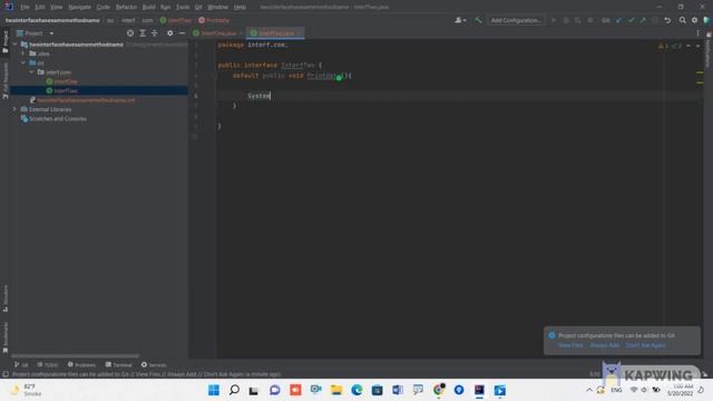 Is It Possible to implements two interface have the same name of method signature|Multiple Interfac смотреть онлайн