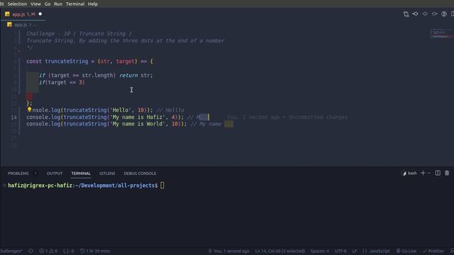 #10 Truncate String - Adding three dots at end of string | JS Challenge Series for beginners 2022 смотреть онлайн