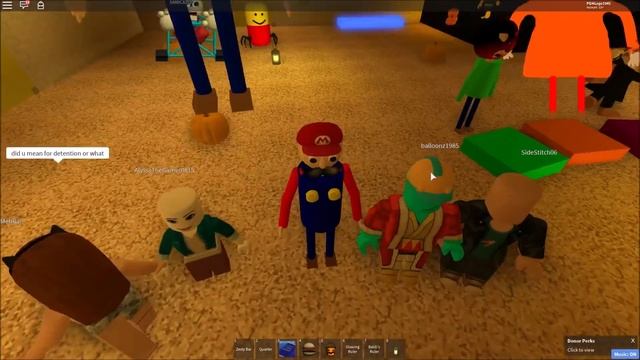 PLAY AS MARIO BALDI!! | The Weird Side of Roblox: Baldi's Basics RP смотреть онлайн