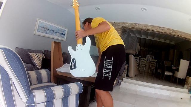 Schecter C 7 Deluxe (Diamond series) Unboxing смотреть онлайн