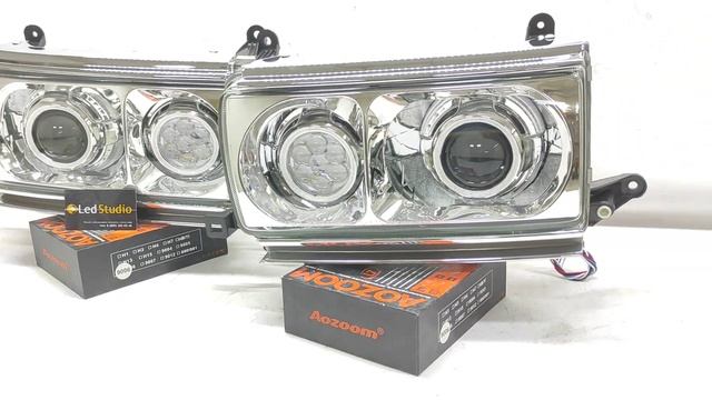 Toyota Land Cruiser 80 светодиодные тюнинг фары смотреть онлайн