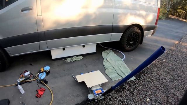 How To Install A WATER TANK Underneath Your Van!!! #vanlife смотреть онлайн