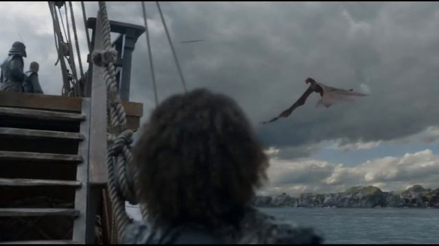 Эурон Грейджой убивает дракона Дейнерис смотреть онлайн