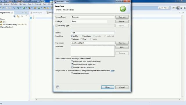 How to create a java project in eclipse and run a java program? смотреть онлайн