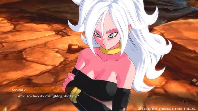 Dragon Ball FighterZ - Goku Tells Android 21 He Wants 1 on 1 Time With Her смотреть онлайн