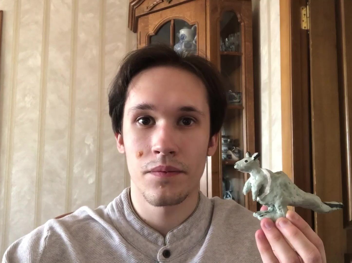 Один из самых редких кенгуру - уздечный. Леплю его фигуру смотреть онлайн