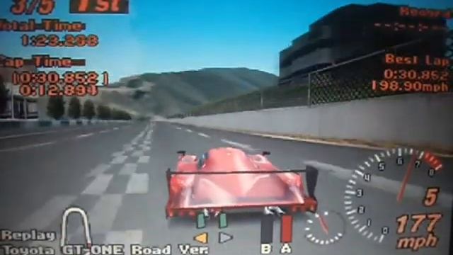 Gran Turismo 2 - Toyota GT-ONE Road Version смотреть онлайн