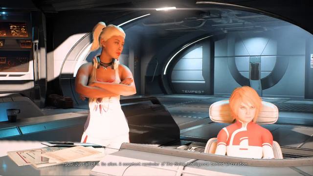 Mass Effect: Andromeda Patch 1.06 Sara Ryder Athletic Wear Suvi Flirting смотреть онлайн