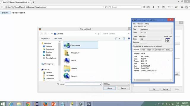 How to Upload file in Selenium webdriver using AutoIT смотреть онлайн