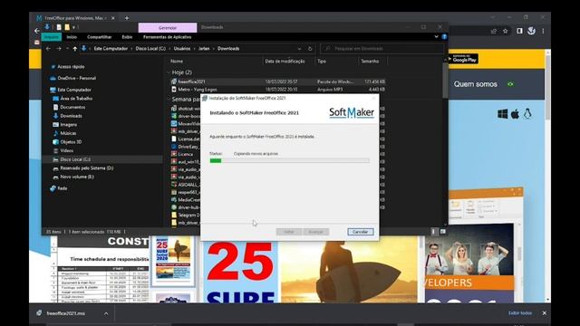 Como BAIXAR Pacote OFFICE ALTERNATIVO (GRATIS!) Word, Excel e Powerpoint Gratuito! Windows 7,8 e 10 смотреть онлайн