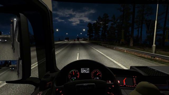 ETS2 // Рейс на MAN Euro 6. смотреть онлайн