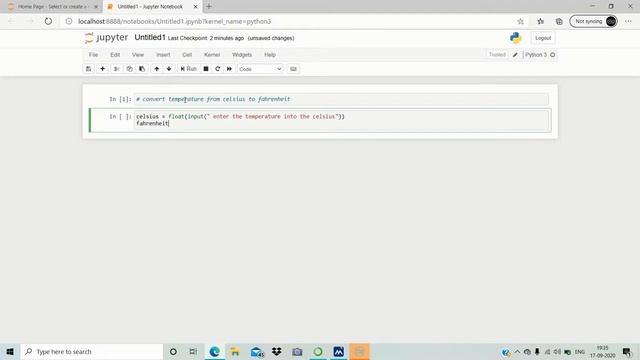 python project #4 :-Convert the Temperature from Celsius to Fahrenheit by using Python смотреть онлайн