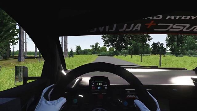 Assetto Corsa: GR Yaris Rally1 onboard run on Gestel Stage by Sim Traxx смотреть онлайн