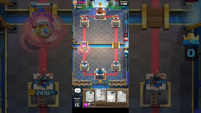 Clash Royale/ колода с Мегарыцарем и Хогом - разрывает смотреть онлайн