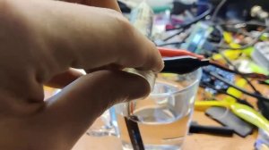 Тест силиконового лака FSC для защиты плат от влаги