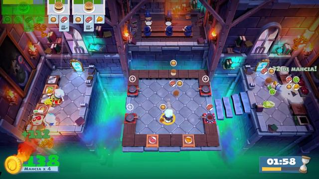 Overcooked 2. Story 3-2 | 4P online coop 4 stars | Score: 2590 смотреть онлайн