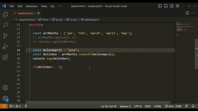 Delete element from array using Splice & IndexOf Method | Tutorial For Beginners in Hindi || Adisma смотреть онлайн