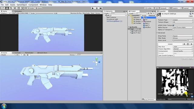 AO Map In Unity | Ambient Occlusion смотреть онлайн