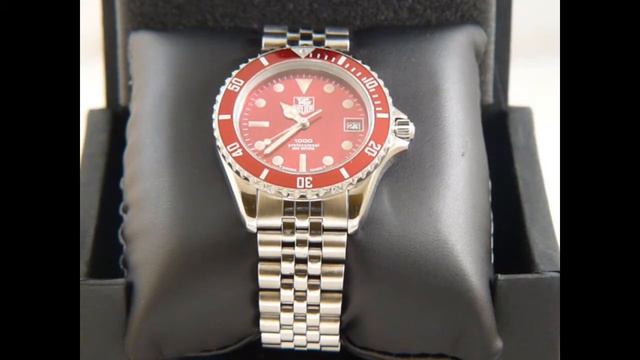 TAG Heuer 1000 Submariner style Stainless steel Red edition 980.913N смотреть онлайн