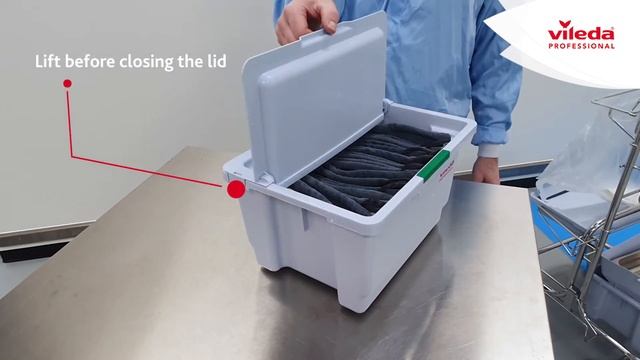 Vileda Professional® | Mop Pre Preparation For CE Cleanrooms