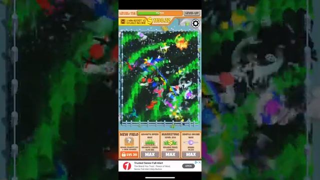 QQ to ZZ in 45 seconds! Infinite $$$ Glitch in Idle Grass Cut смотреть онлайн