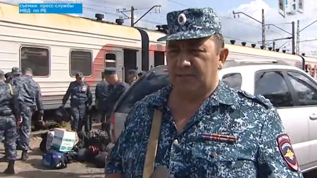 Как встречали 170 башкирских полицейских, которые смотреть онлайн
