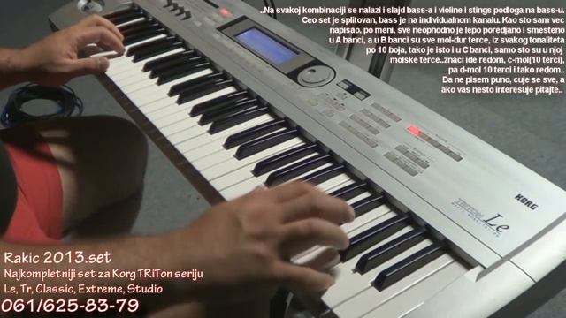 ►♫ NAJKOMPLETNIJI SET ZA KORG TRITON SERIJU - RAKIC 2013 ♫◄ (prvi deo) смотреть онлайн