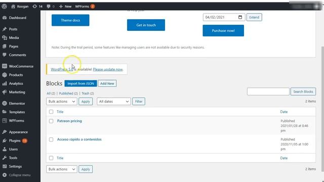 Patreon Reusable Block - Roogan WordPress theme смотреть онлайн