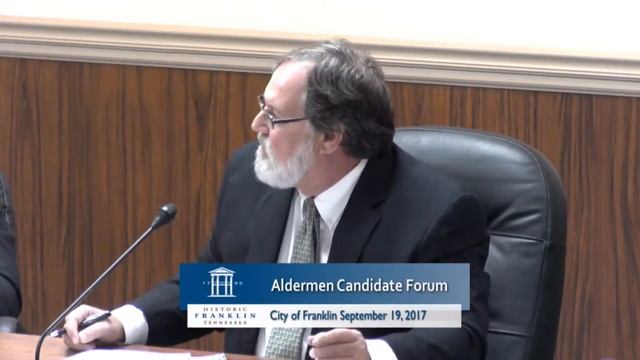 City of Franklin Aldermen Candidate Forum смотреть онлайн
