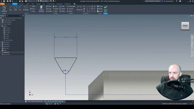 How to Draw a Thread (Coil Command) | Autodesk Inventor 2022 | Exercise 19 | Intermediate Tutorial смотреть онлайн