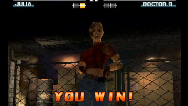 Tekken 3 ( PS1 ) - Julia - Arcade Mode - Original Music ( Mar 8, 2018 )
