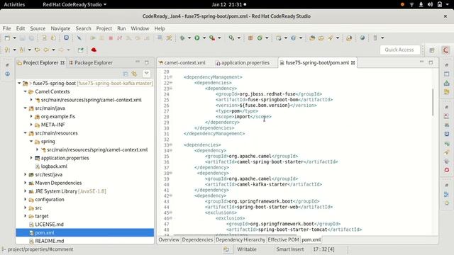 Produce and Consume messages to Kafka using Camel on OpenShift 4.2 смотреть онлайн